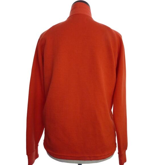 Vintage 70s Orange Zippered Jacket White Stag Speedo Japan Size Small S Retro - Picture 4 of 6